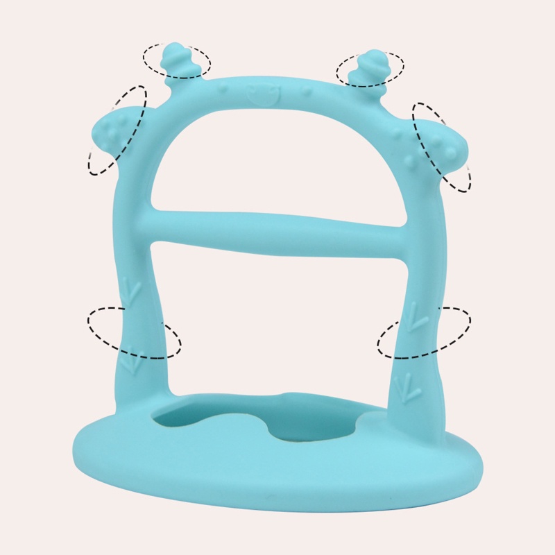 Mary Mainan Teether Bentuk Sapi Bahan Silikon Untuk Bayi