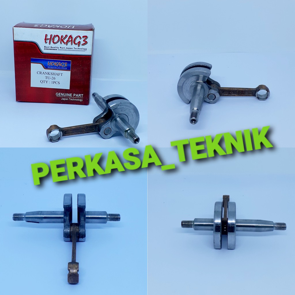 TU26 CRANKSHAFT KRO KUR KRUK AS MESIN SEMPROT HAMA TU 26 767 777