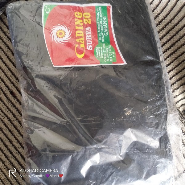 Kantong Plastik Kresek Hitam/merah Besar