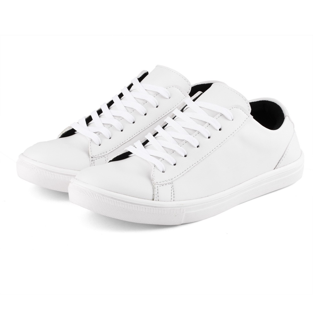 FLAZHBACK FULL WHITE - Sepatu Putih Pria White Series Sepatu Sneakers Putih Pria Sepatu Sneakers Pria Casual Original - Snekers Pria Premium