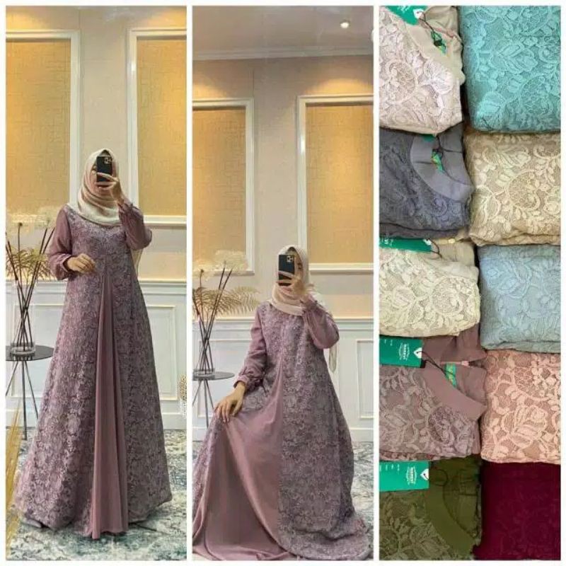 gamis marevi brukat