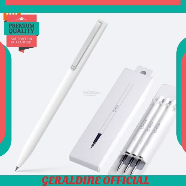 

GROSIR Set Pulpen Xiaomi Mi Signature Pen + Isi Ulang Refill Tinta 3pcs