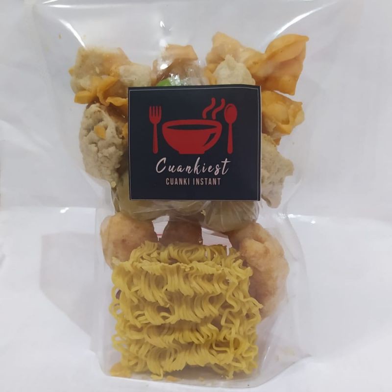 

Cuanki instan © UANKIEST + baso @ci kemasan Sedang