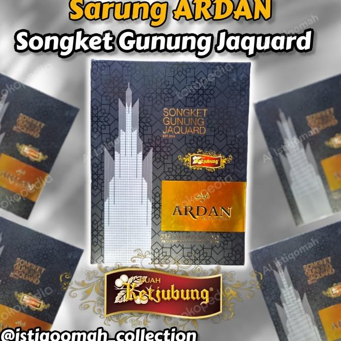 SARUNG SONGKET KECUBUNG / SARUNG ARDAN SGJ GOLD MOTIF SARUNG BHS CFBFV6416