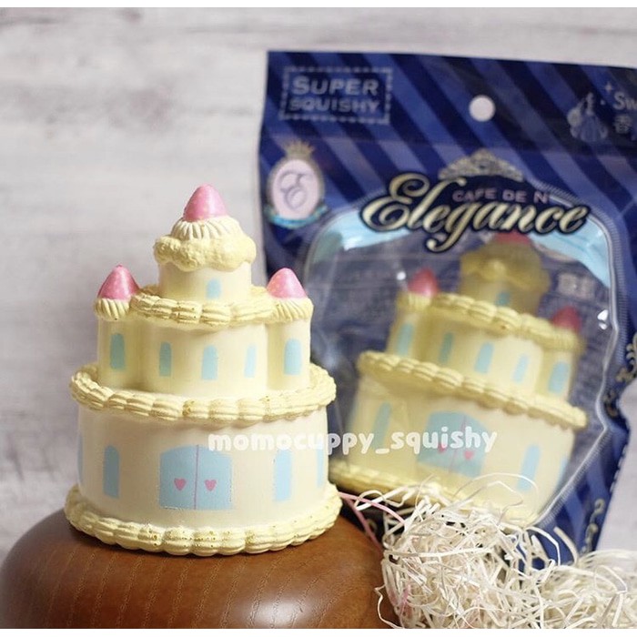 Squishy licensed castle yellow by cafe de N elegance (ORI JEPANG)