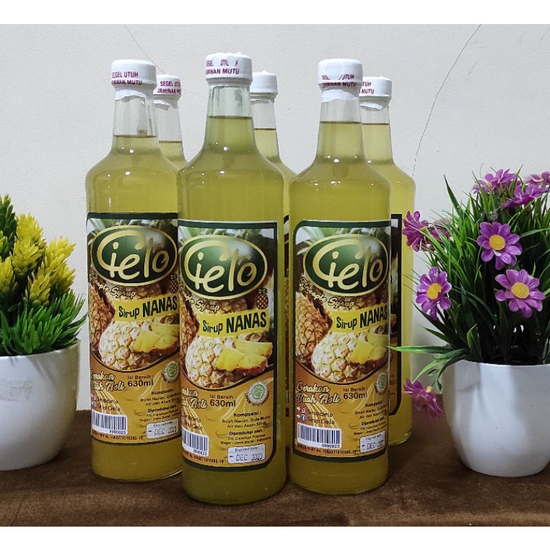 

sirop nanas /sirup nanas isi 630 ml kemasan botol kaca