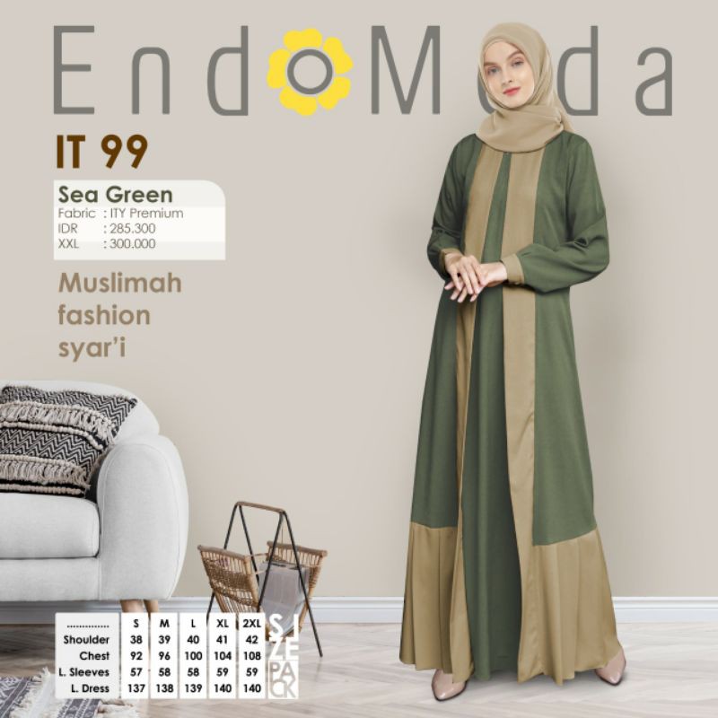 GAMIS IT 99 ENDOMODA || SYARI STYLES