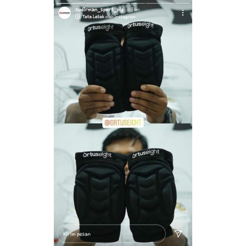 pelindung lutut dan siku Knee pad elbow pad Ortus eight