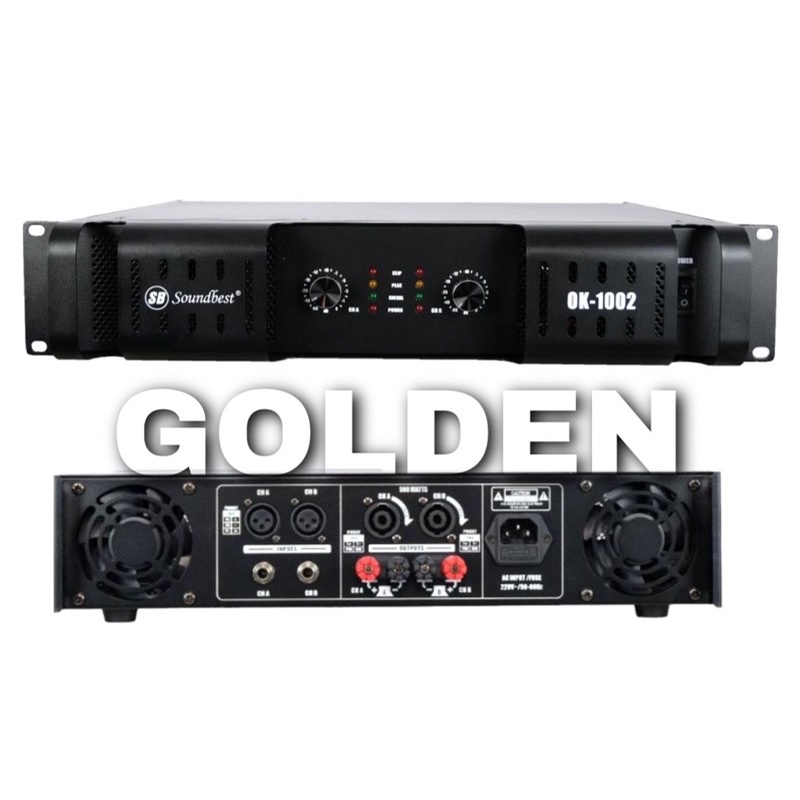Power Amplifier Soundbest OK 1002 Original Amplifier Soundbest OK1002