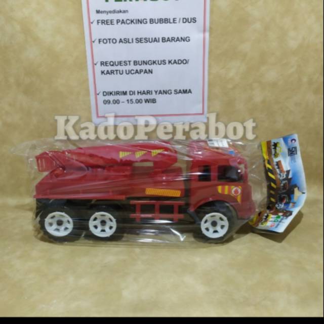 Truk Pemadam Kebakaran mainan - fire dept car - mainan mobil pemadam