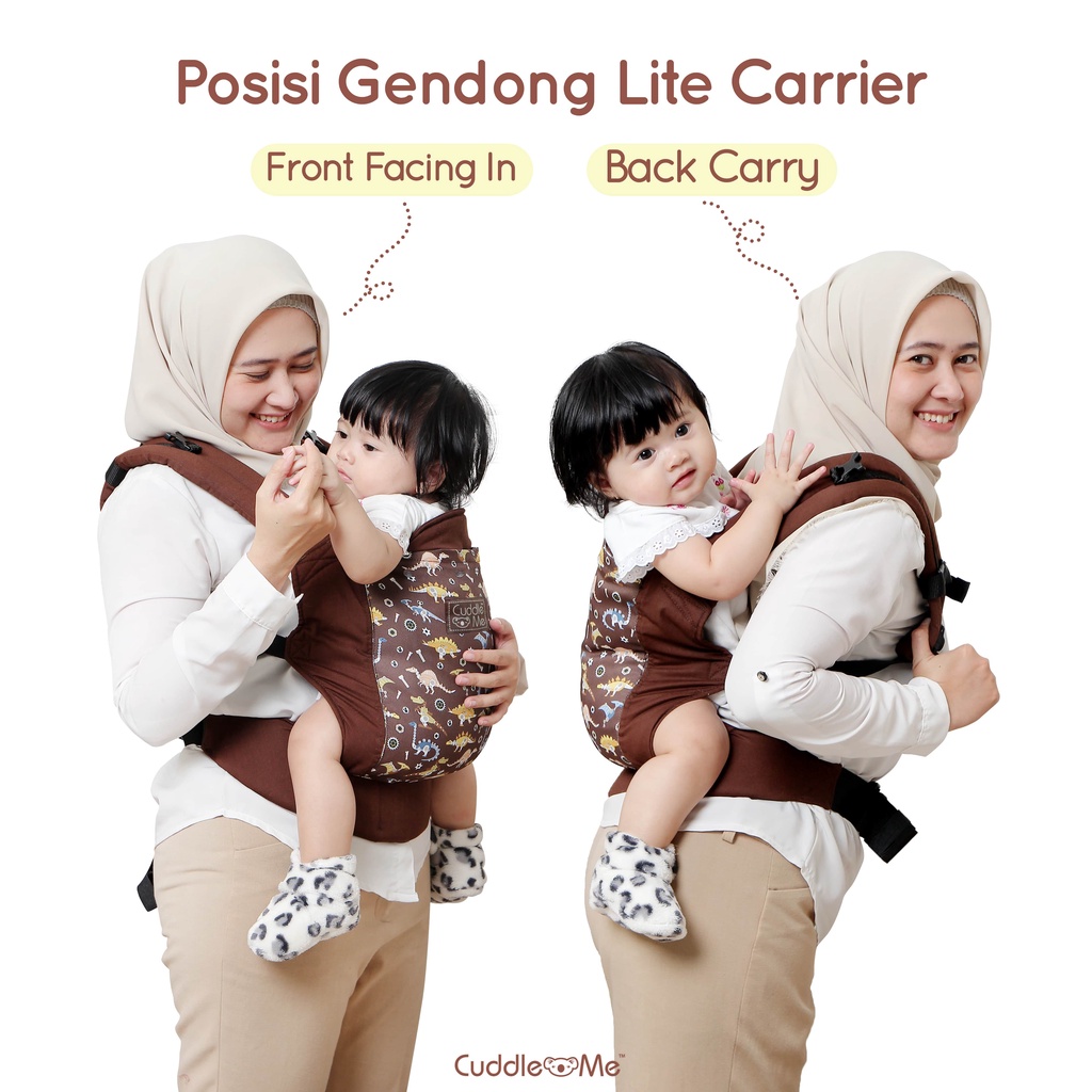 [FREE GIFT] Cuddle Me Lite Carrier / Gendongan Bayi SSC CuddleMe Ergonomis