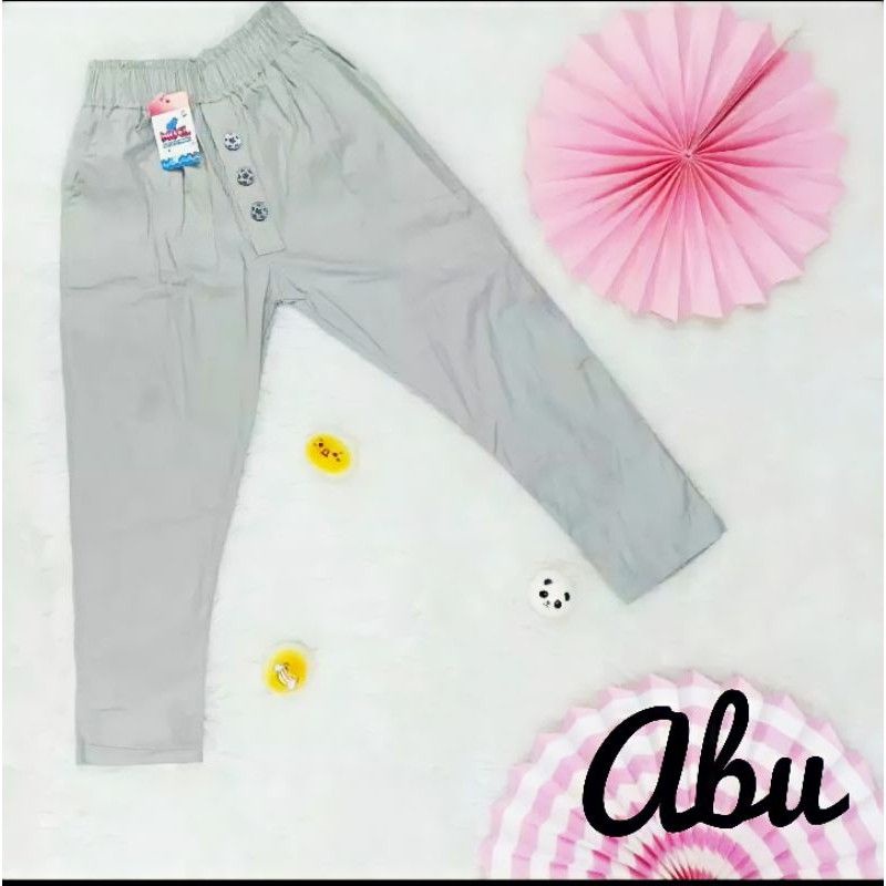 (1-7Tahun) Celana Panjang Anak Perempuan Cewek Misel Baggy Long Pants Anak Usia 1 - 7Tahun