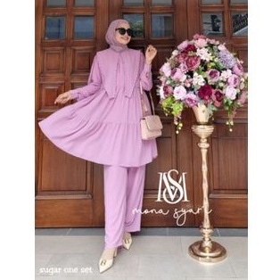 NEW  Sugar one set Original Mona Syari'i By M.E