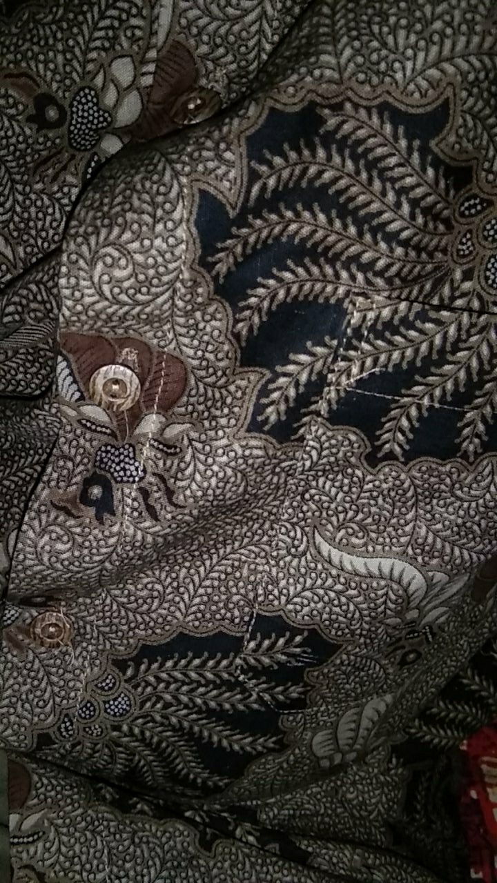 Kemko Batik Anak Dan  Dewasa Motif Daun Serit ,kerang, Kenari