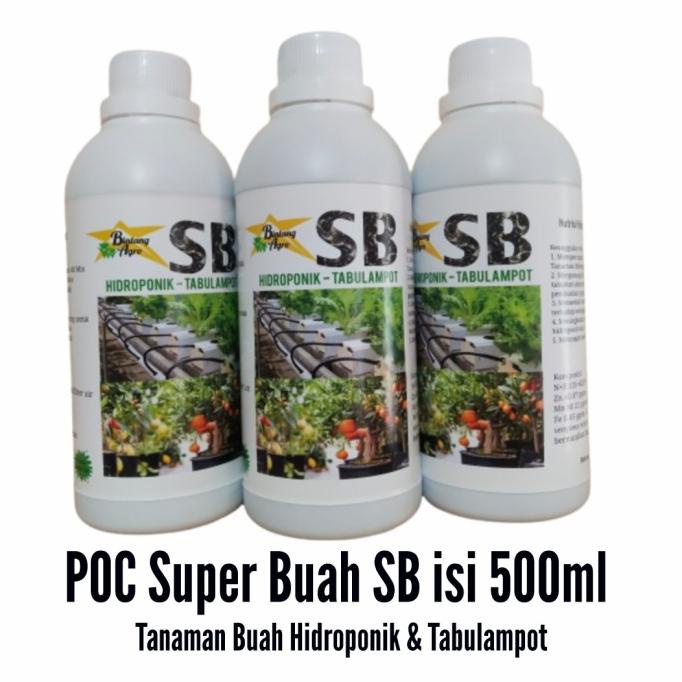 Pupuk Cair Nutrisi Hidroponik Organik Pengganti AB Mix