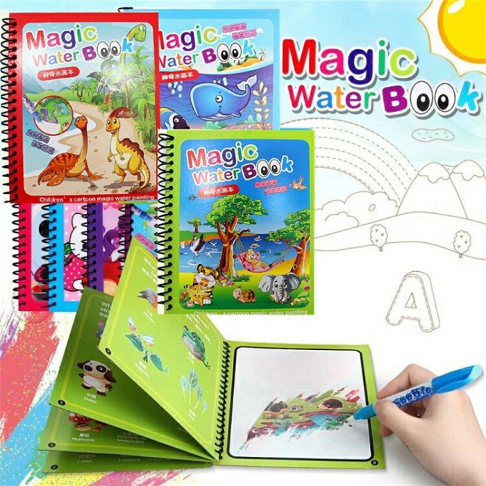 

Sketsagambar- Magic Water Book Pulpen Tinta Air Buku Gambar Ajaib -Buku-Gambar-Sketsa.