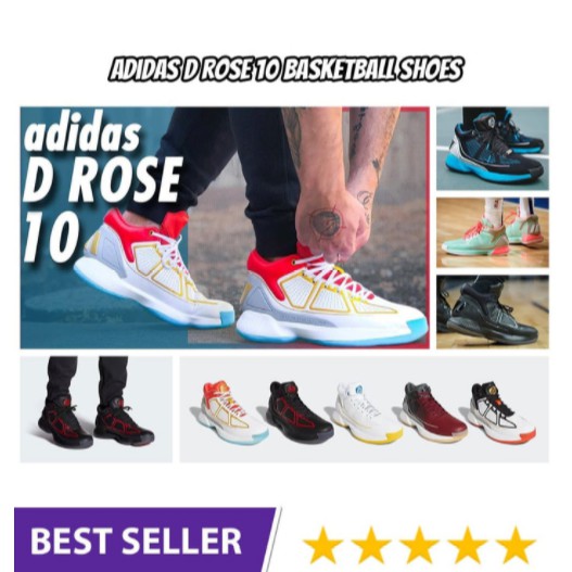 Sepatu Basket Adidas / Sneakers Basket / Sepatu Basket Adidas D Rose 10