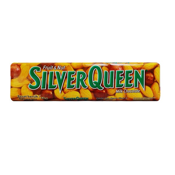 

SILVER QUEEN COKLAT FRUIT & NUT 62 GR