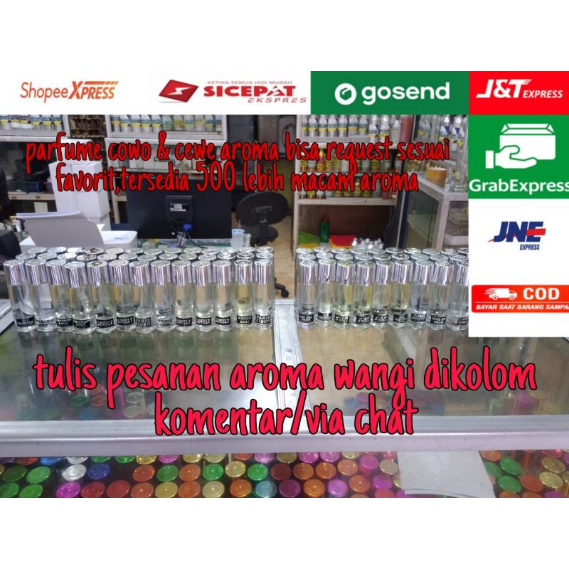 PARFUM PRIA DAN WANITA  30 ML TAHAN LAMA  (PESANAN AROMA TULIS DIKOLOM PESAN/CHAT)