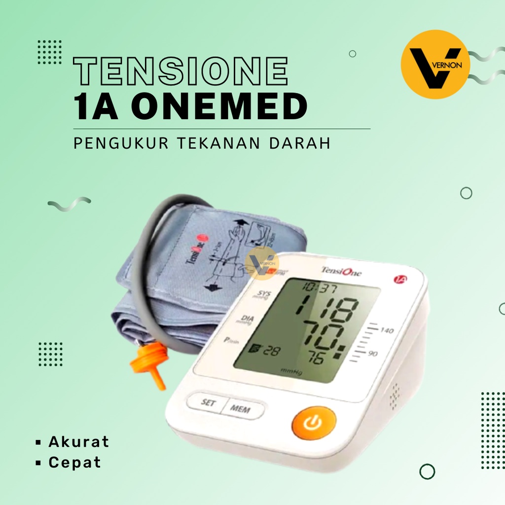 Tensimeter Digital TENSIONE 1A Onemed Alat Ukur Tekanan Darah Tensi