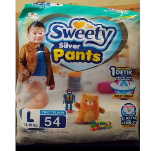 Sweety silver pants L54/ L 54 popok sweety