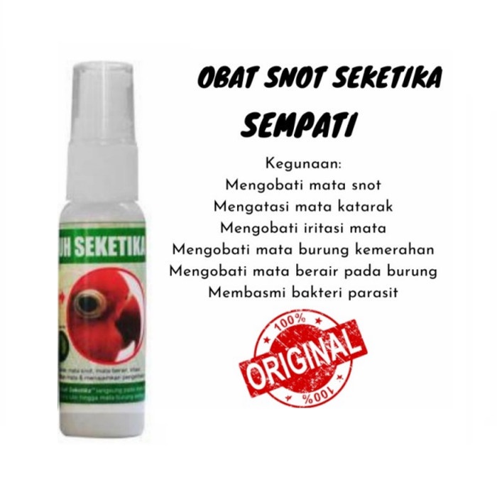 Snot Sembuh Seketika Sempati Obat Burung Sakit Mata Katarak Bengkak