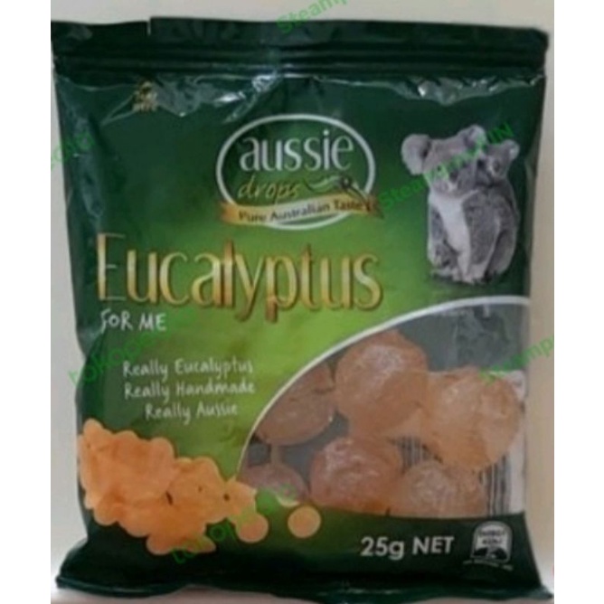

Aussie Drops Eucalyptus Throat Candy Australia Permen Pelega Tenggorokan Import Family Pack Single Serve