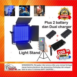 {adenastore} Lampu Video LED Studio Vlog GVM GVM-800D-RGB GVM 800D-RGB Light Remote - Unit Only Berk
