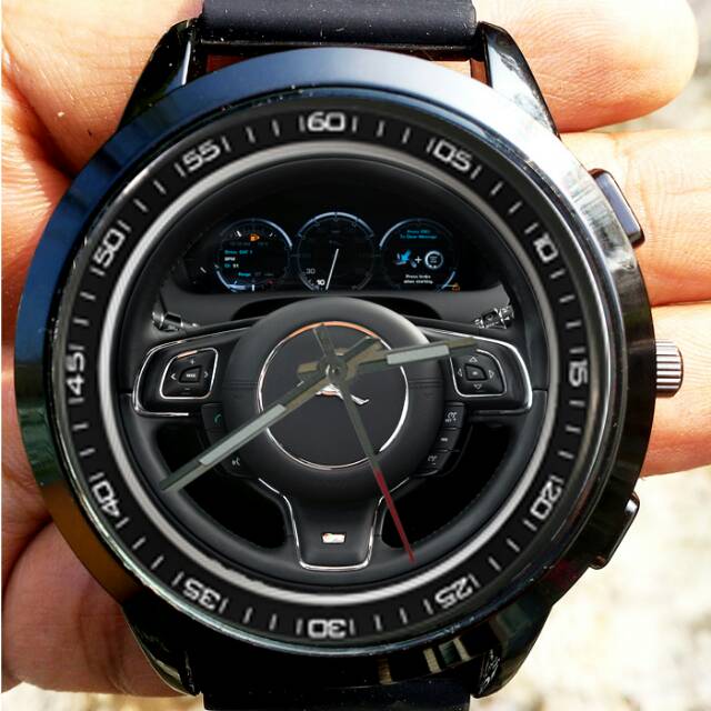 Jam tangan custom jaguar steerwheel