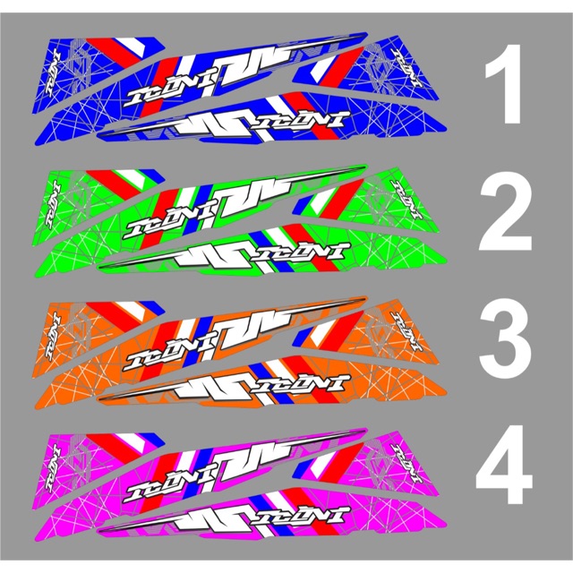 Striping beat FI flag variasi simple