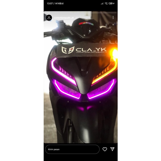 vario 125/150 led new +saklar 3mode