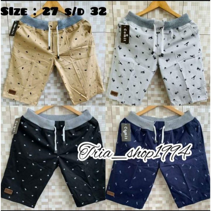 GROSIR CELANA PENDEK PRIA / CELANA CHINO PENDEK MOTIF / CELANA DISTRO / CELANA CHINOS