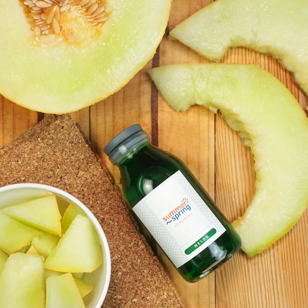Parfum Mobil Pengharum Ruangan Pewangi Kamar Tidur Harum Summer Spring | Refill Apel | Aroma Melon