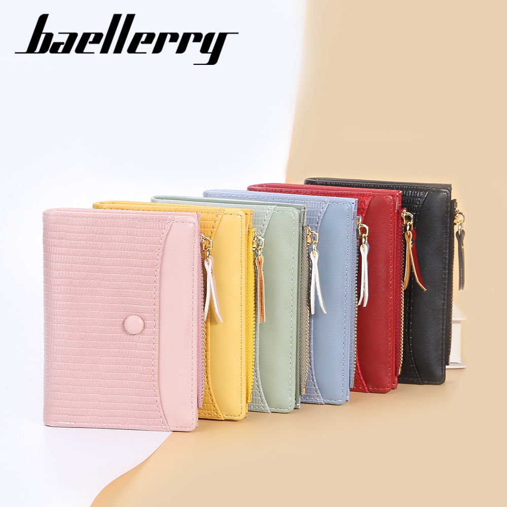 BAELLERRY N2370 Dompet Wanita Kecil Bahan Kulit PU Leather Premium WATCHKITE WKOS