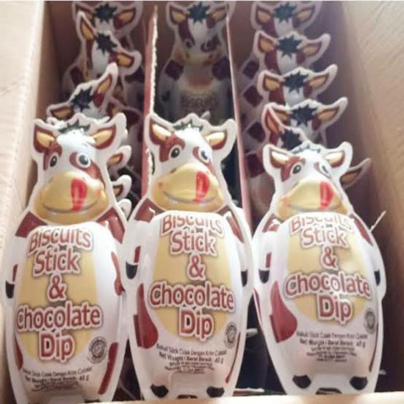 

Biskuit Sapi Topping Coklat