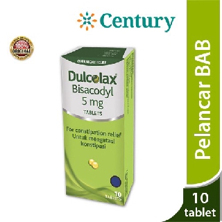 Dulcolax Bisacodyl 5mg 10 Tablet/Obat Pencahar/Obat Susah BAB/Obat