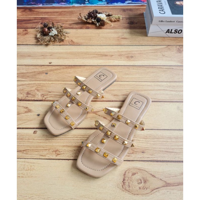 ABBUSHOES Sk 07 flat teflek stut andira 1cm