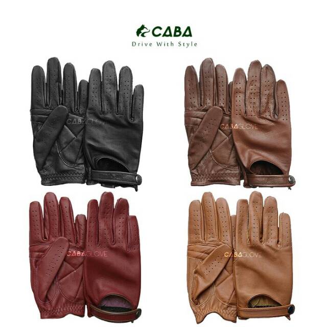 Sarung Tangan Motor/Sarung Tangan Kulit/Caba Basic Tan