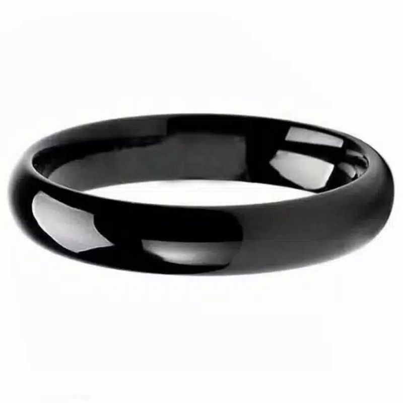 cincin titanium hitam