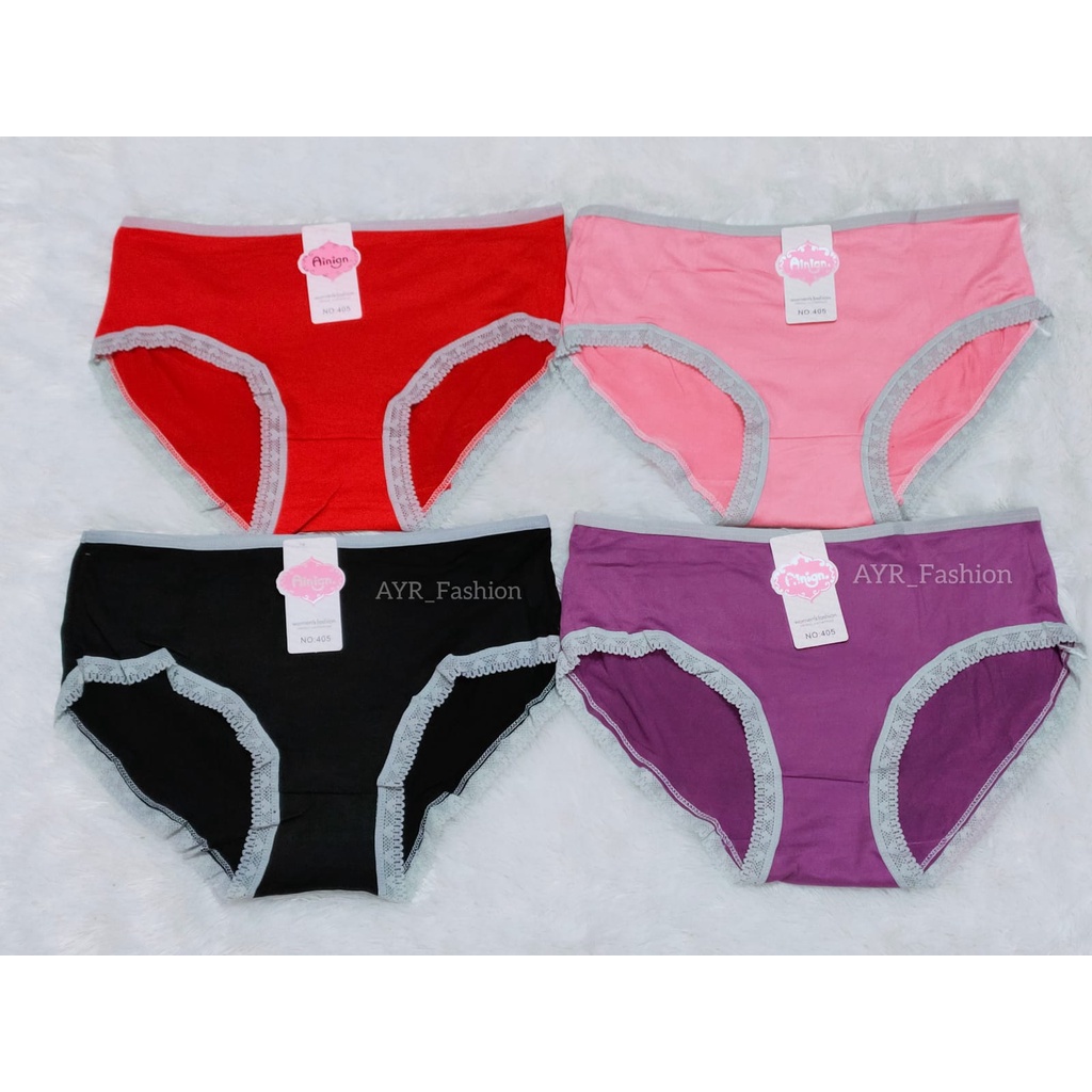 3Pcs Celana Dalam Wanita Dewasa Ainian 405 Renda - Celana Dalam Wanita Dewasa Renda - Dalaman Peremp