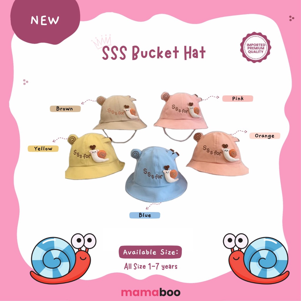 Baby Hat - Bucket Hat With Strap