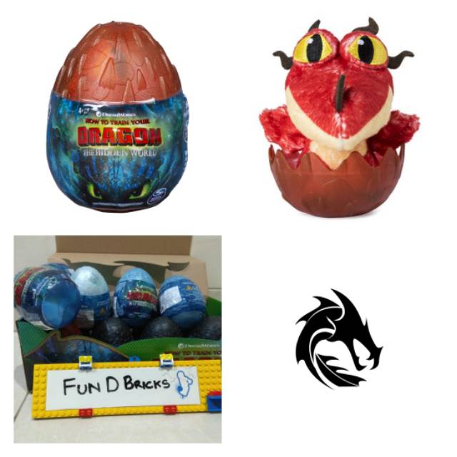 How To Train Your Dragon Egg Plush Hookfang