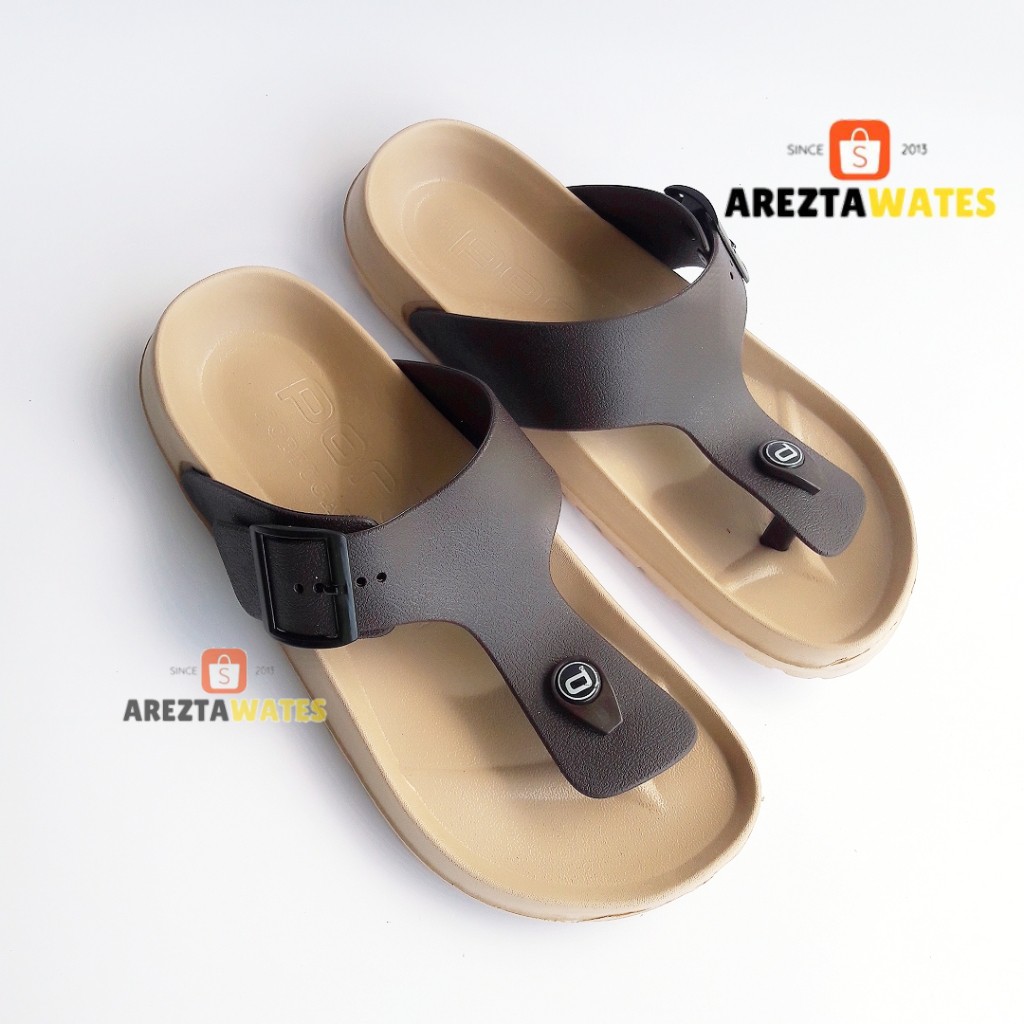 Sandal jepit karet remaja dewasa (36-44) kekinian porto 1028M