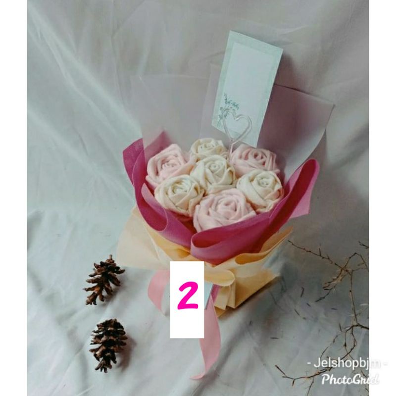 Buket Bunga Flanel Termurah / Bucket Bunga Flanel / Bucket Bunga Buatan / Buket Bunga Buatan / Buket