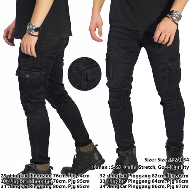 Celana jeans pria/ celana cargo / celana jeans cargo / celana jeans pria terlaris