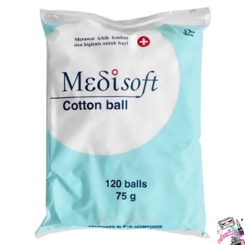 ☃Cutezz_Ching1☃Medisoft Cotton Ball 120balls 75g