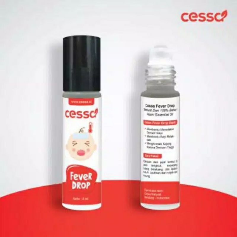 Cessa essential oil minyak aman bayi anak cough &amp; flu , fever drop , bugs away , lenire penurun panas anak balita herbal alami