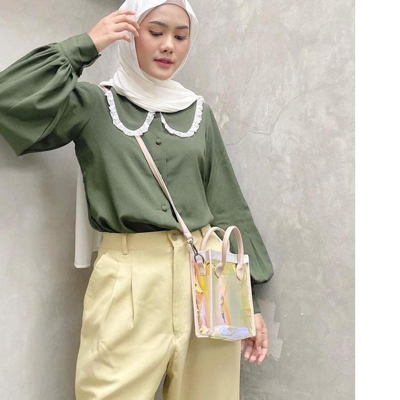 ♩ Baju Grosir Murah Fashion Wanita Atasan Blouse Kellya ❈