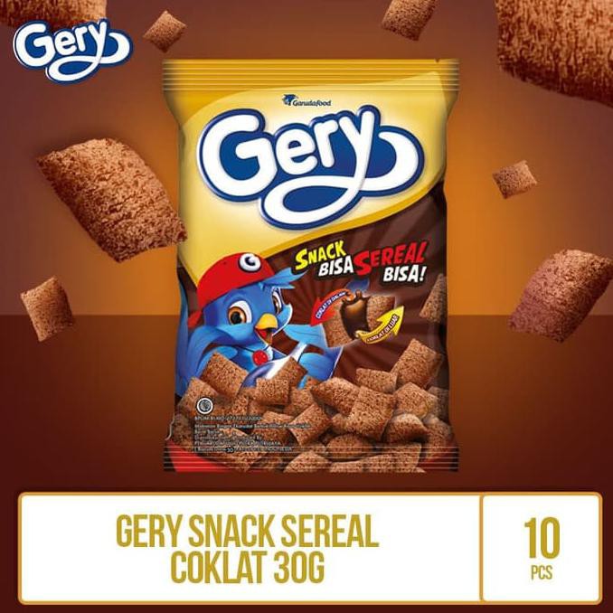 

TERLARIS! GERY SNACK SEREAL RASA COKLAT - ISI 10 PCS (PILO5)