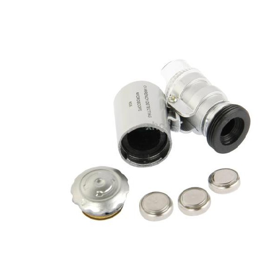 Lensa Mikroskop Digital 60x + Led for smartphone, zoomnya mantep